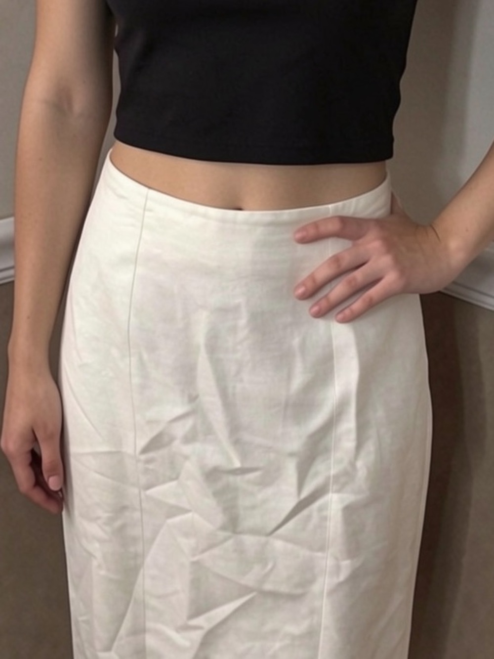 💜 5 for $20! Banana Republic White Pencil Skirt